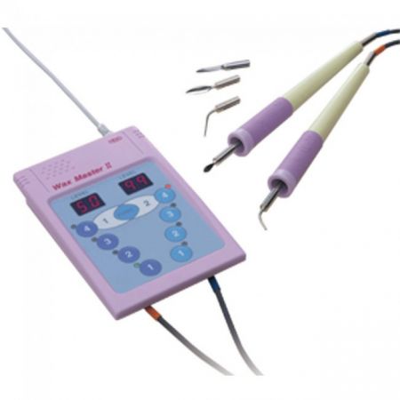 KDF WAX MASTER II - электрошпатель сенсорный с 2-мя рукоятками и 5-ю насадками