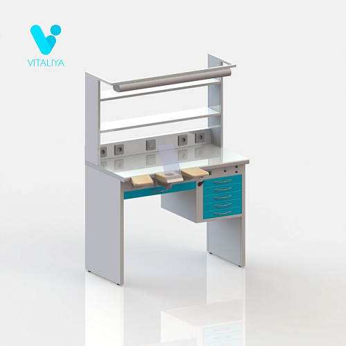 ВИТАЛИЯ – Стол зуботехнический с пылесосом