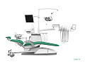 SILVERFOX 8000C-SRS0 Classic – Стоматологическая установка с нижней подачей и мягкой обивкой