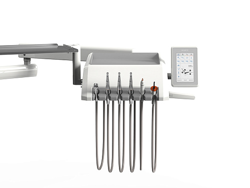 SILVERFOX 8000C-CRS0 Compact – Стоматологическая установка с нижней подачей, без гидроблока и с мягкой обивкой