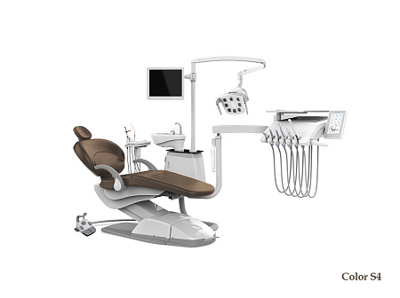 SILVERFOX 8000B-SRS0 – Стоматологическая установка с нижней подачей и с мягкой обивкой