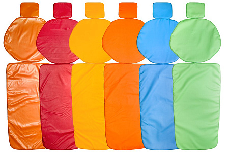 Мягкий чехол на обивку стоматологического кресла, оранжевый