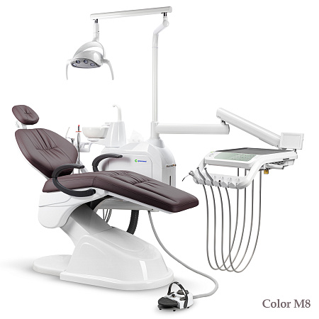 GreenMED S200 – Стоматологическая установка с мягкой обивкой и с нижней подачей