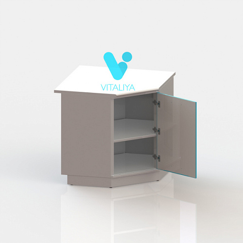 ВИТАЛИЯ ТУ — Медицинская угловая тумба на подиуме