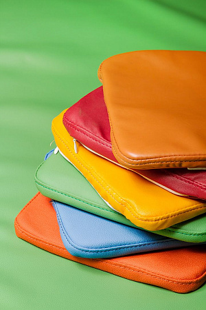 Мягкий чехол на обивку стоматологического кресла, оранжевый